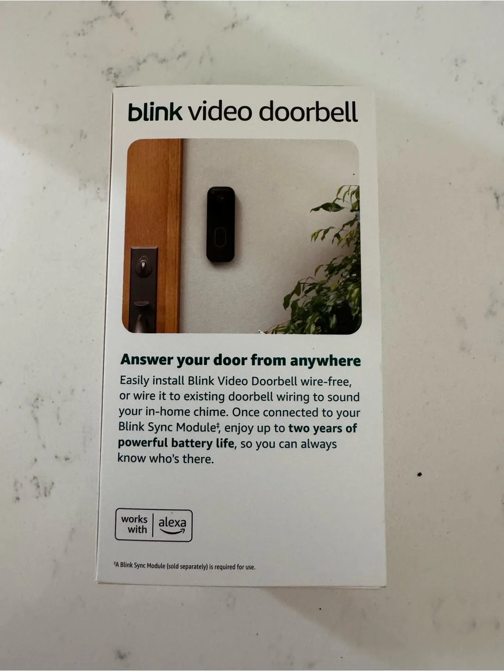 Blink Video Doorbell Black